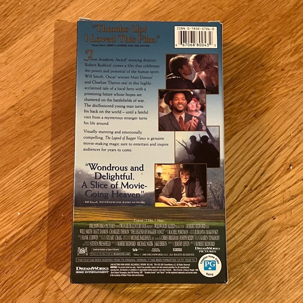 Bagger Vance VHS - Picture 2 of 3